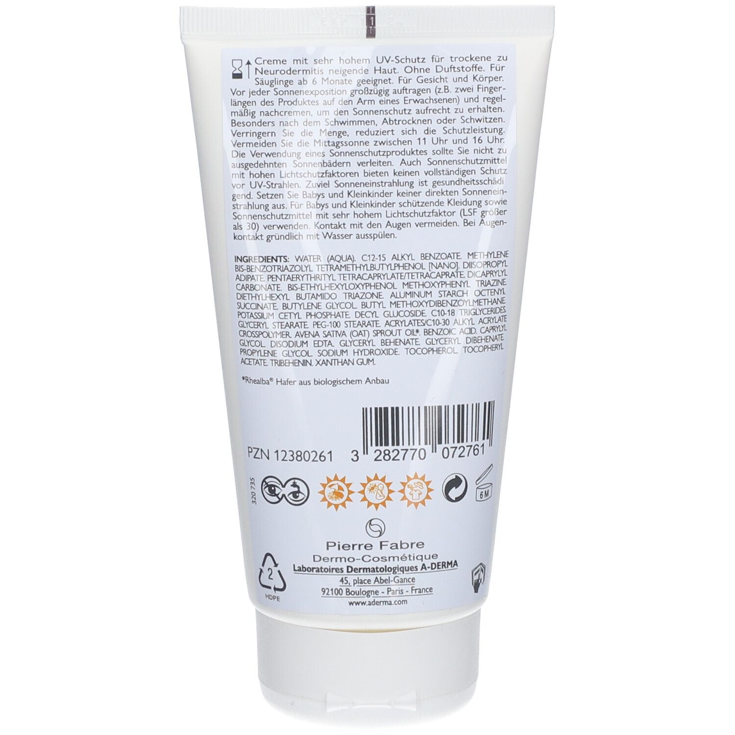A-DERMA PROTECT AD SPF 50+ Creme