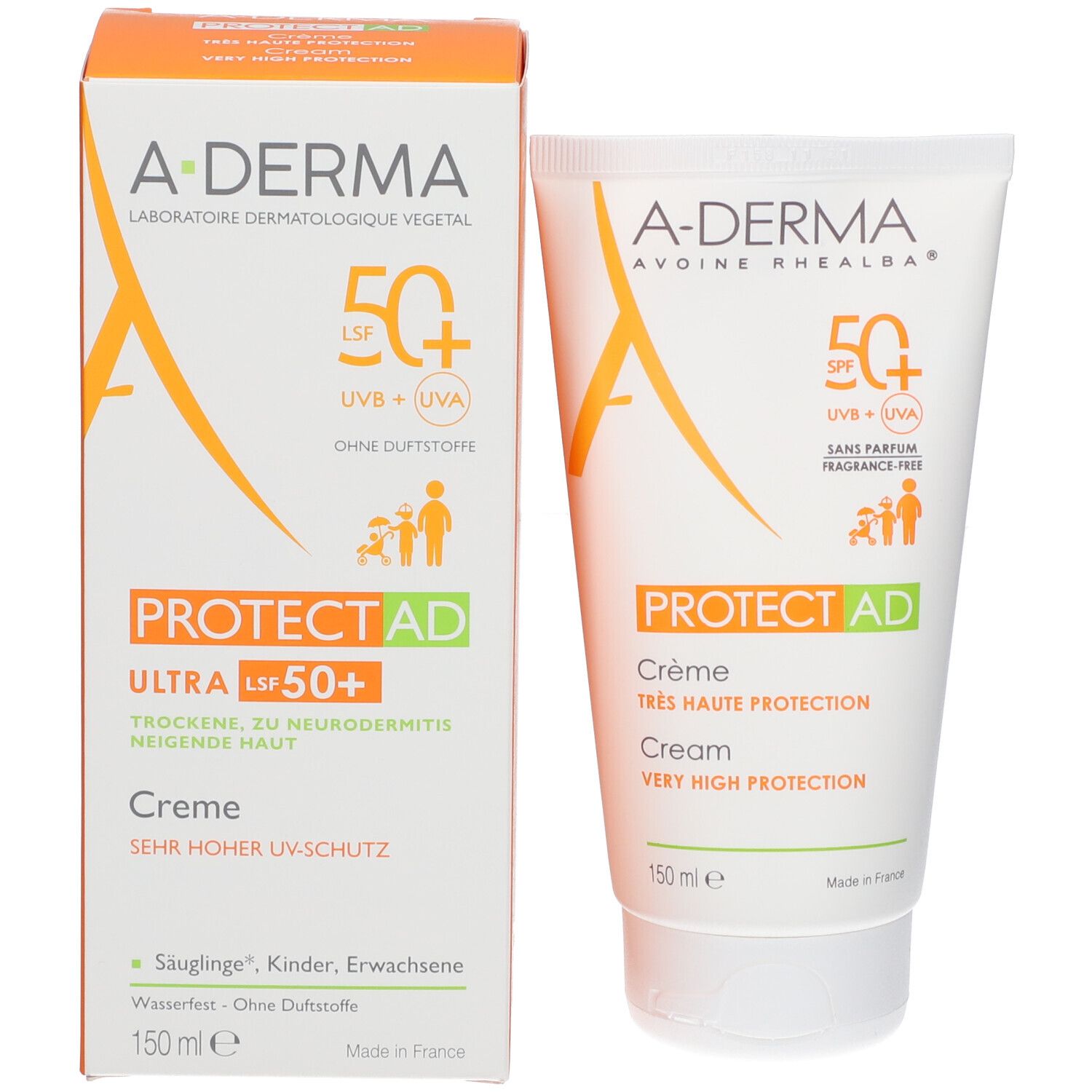 A-DERMA PROTECT AD SPF 50+ Creme