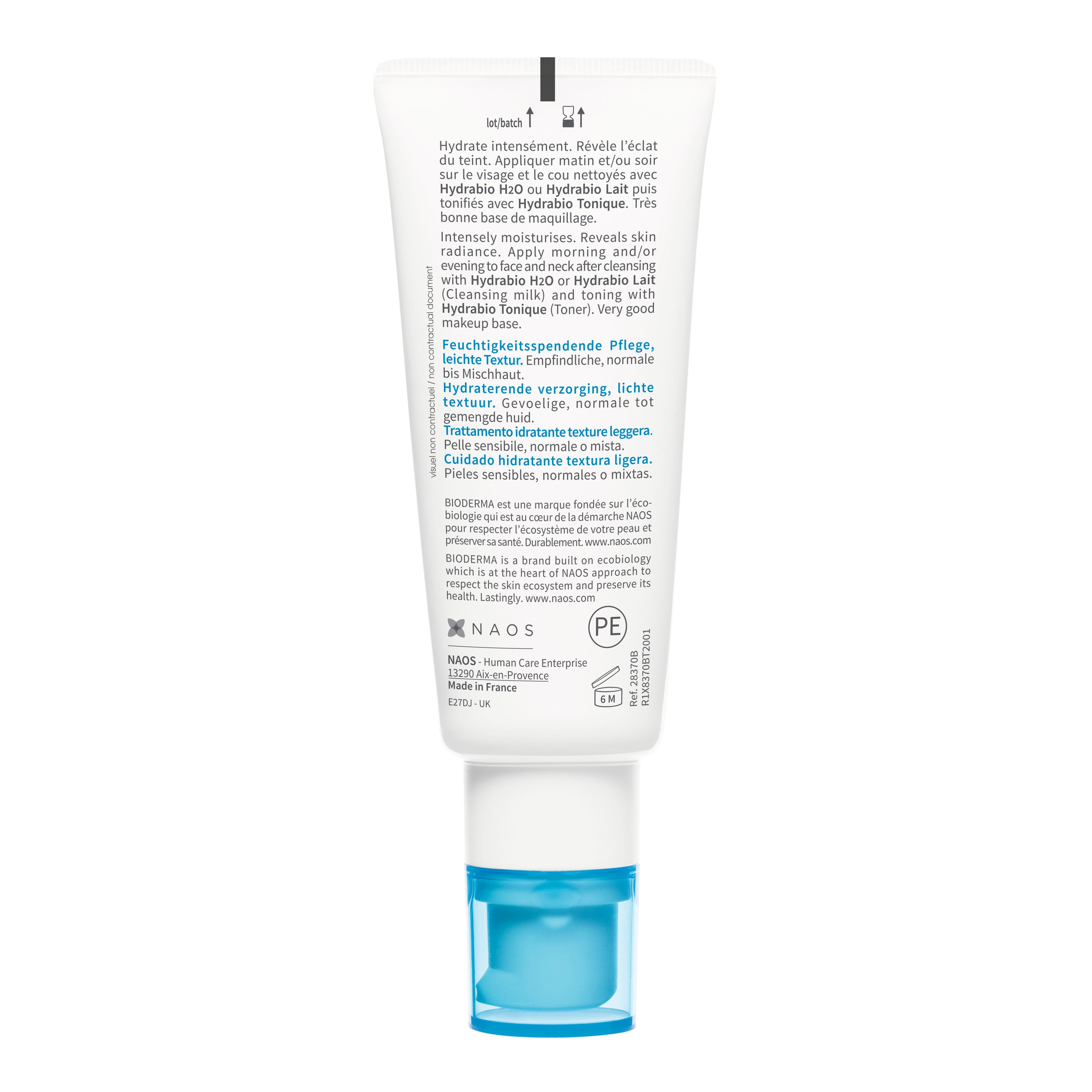 BIODERMA Hydrabio Gel-crème Soin hydratant léger