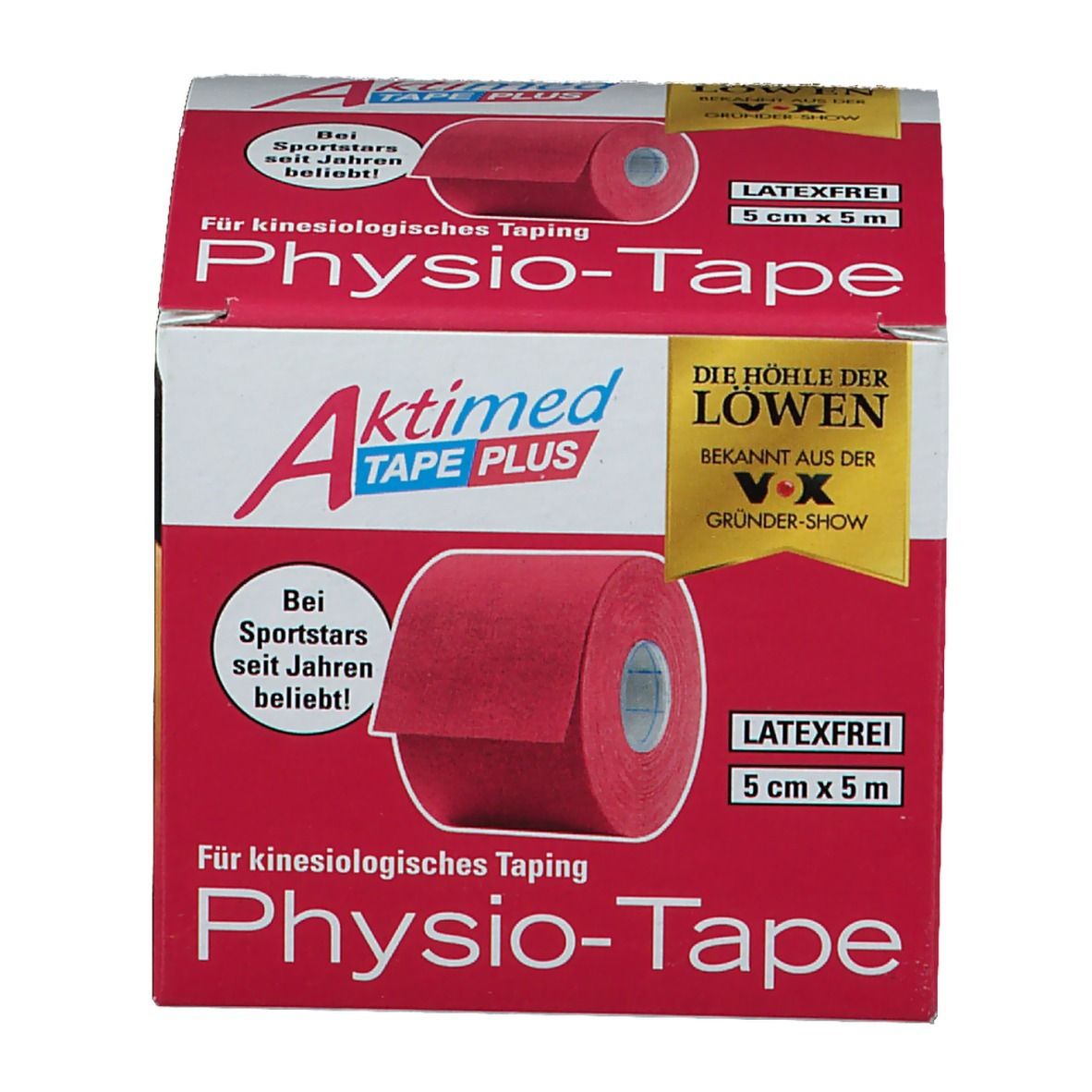 AKTIMED Tape Plus elast.m.Zusatzn.5cmx5m pink