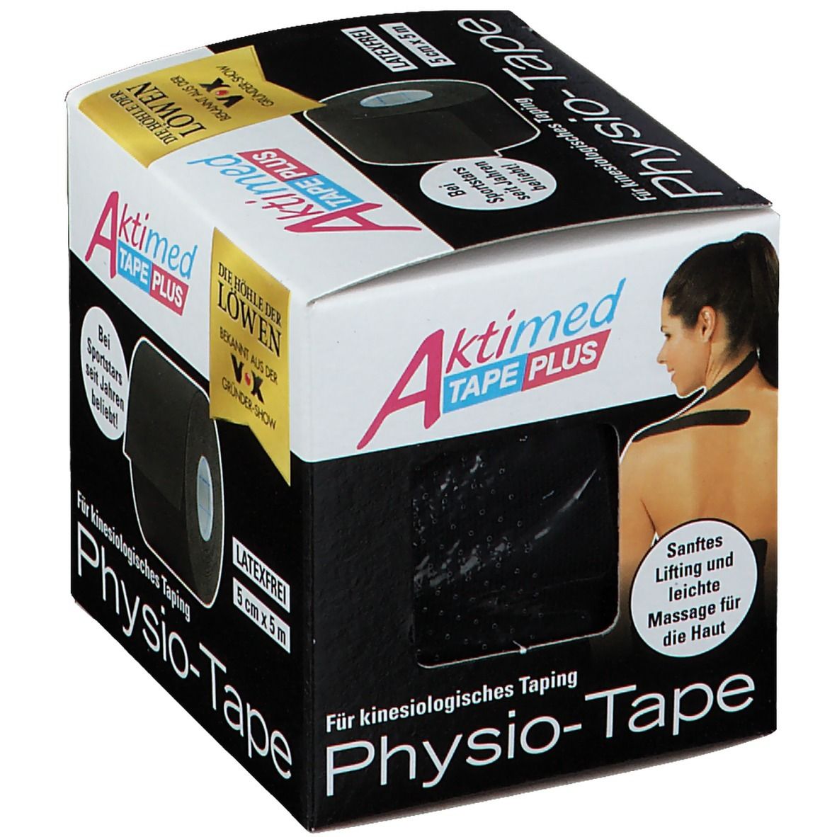 Aktimed® TAPE PLUS 5 cm x 5m schwarz