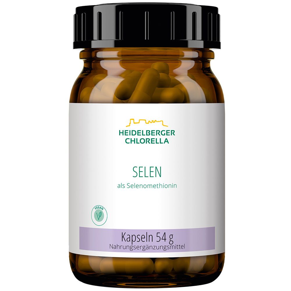 Heidelberger Chlorella® Sélénium sous forme de capsules de sélénométhionine
