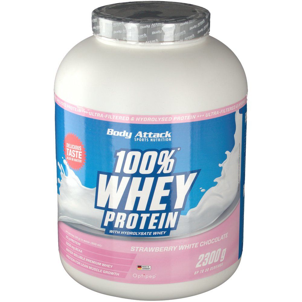 Body Attack 100% Whey Protein Strawberry White Chocolate