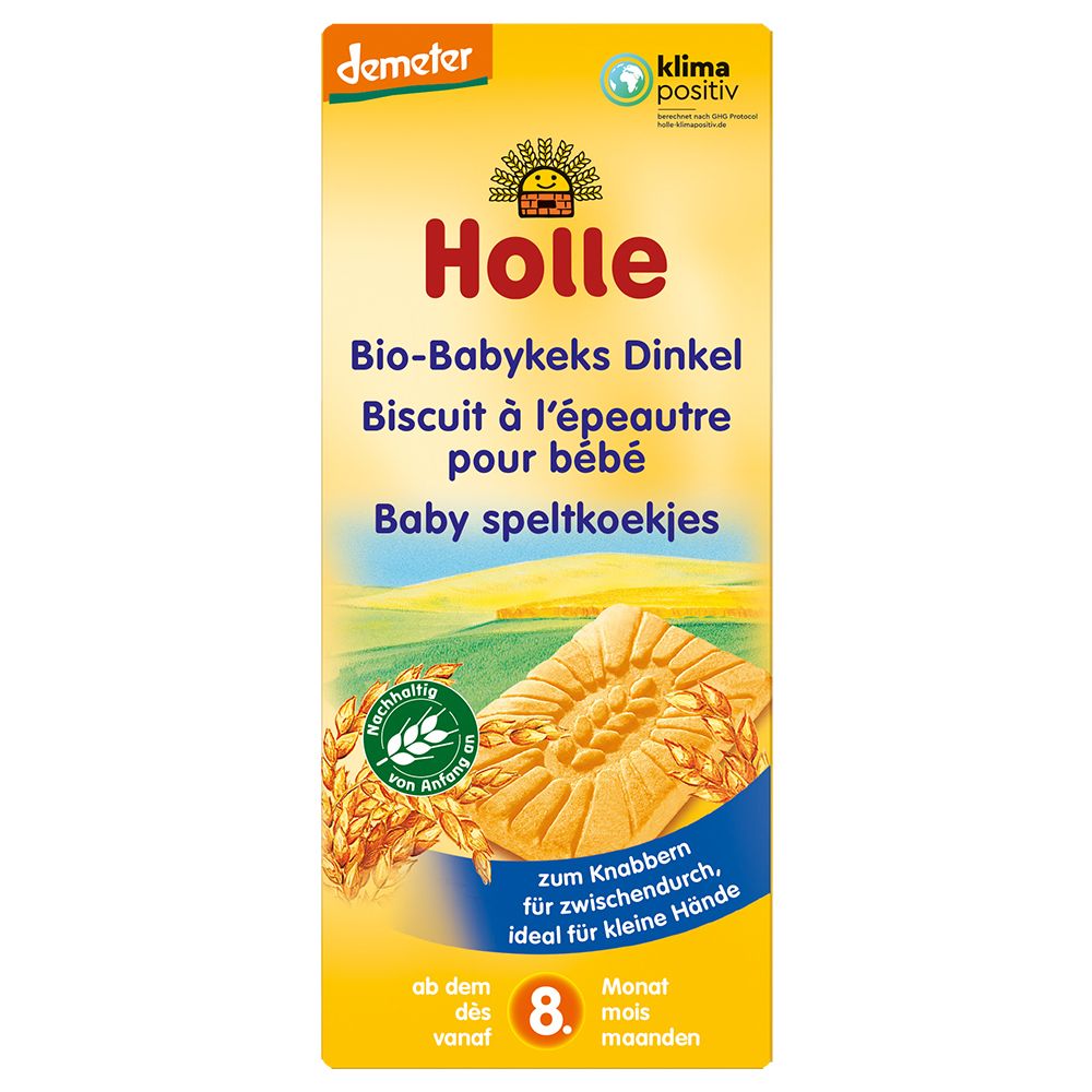 HOLLE Biscuit biologique pour bébé à l'épeautre