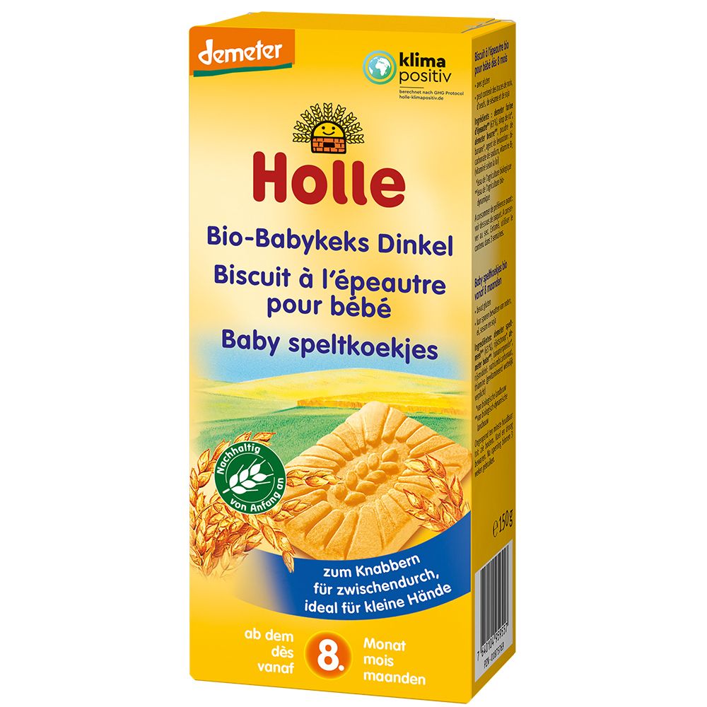 HOLLE Biscuit biologique pour bébé à l'épeautre