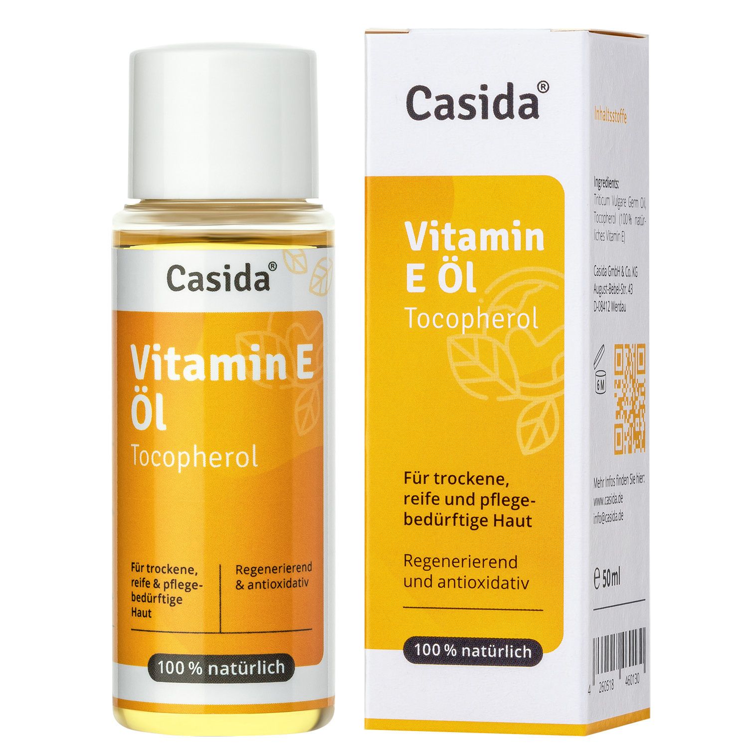 Casida Vitamin E Öl Tocopherol