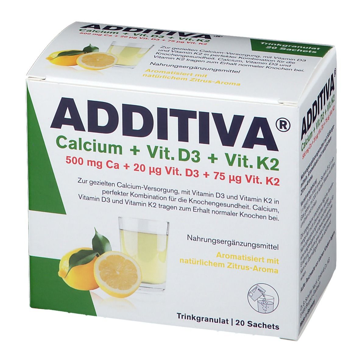 ADDITIVA® Calcium + Vit. D3 + Vit. K2