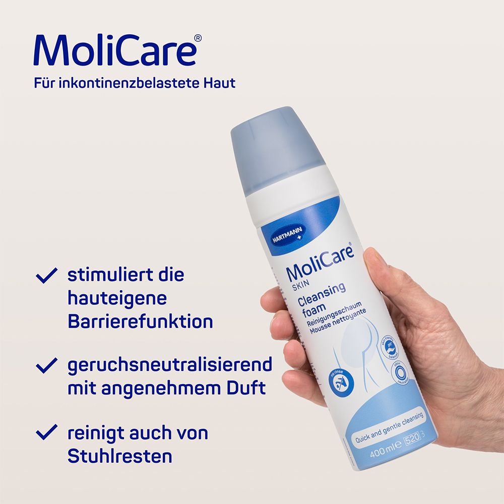 MoliCare® Skin Mousse nettoyante