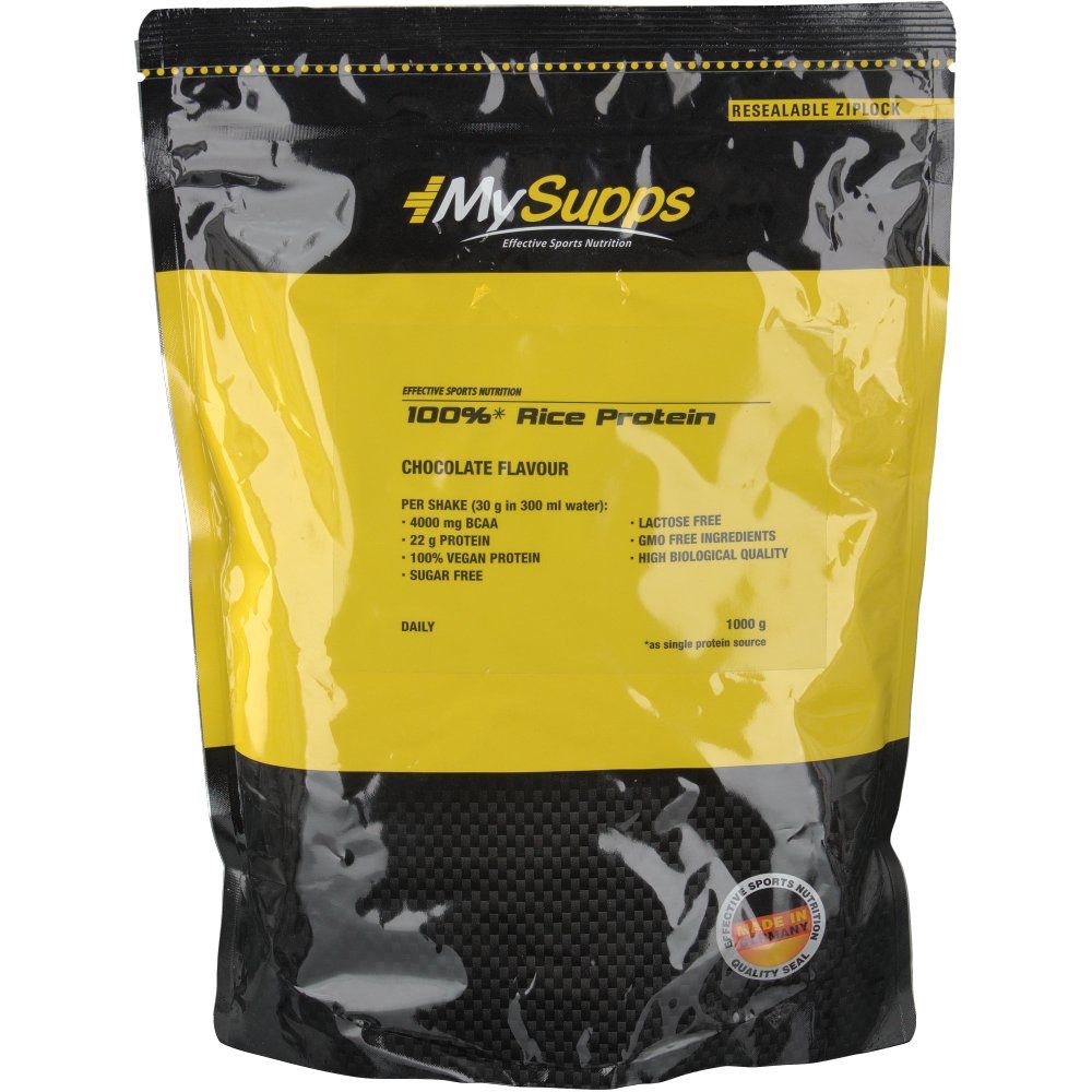 MySupps 100% Rice Protein Chocolate