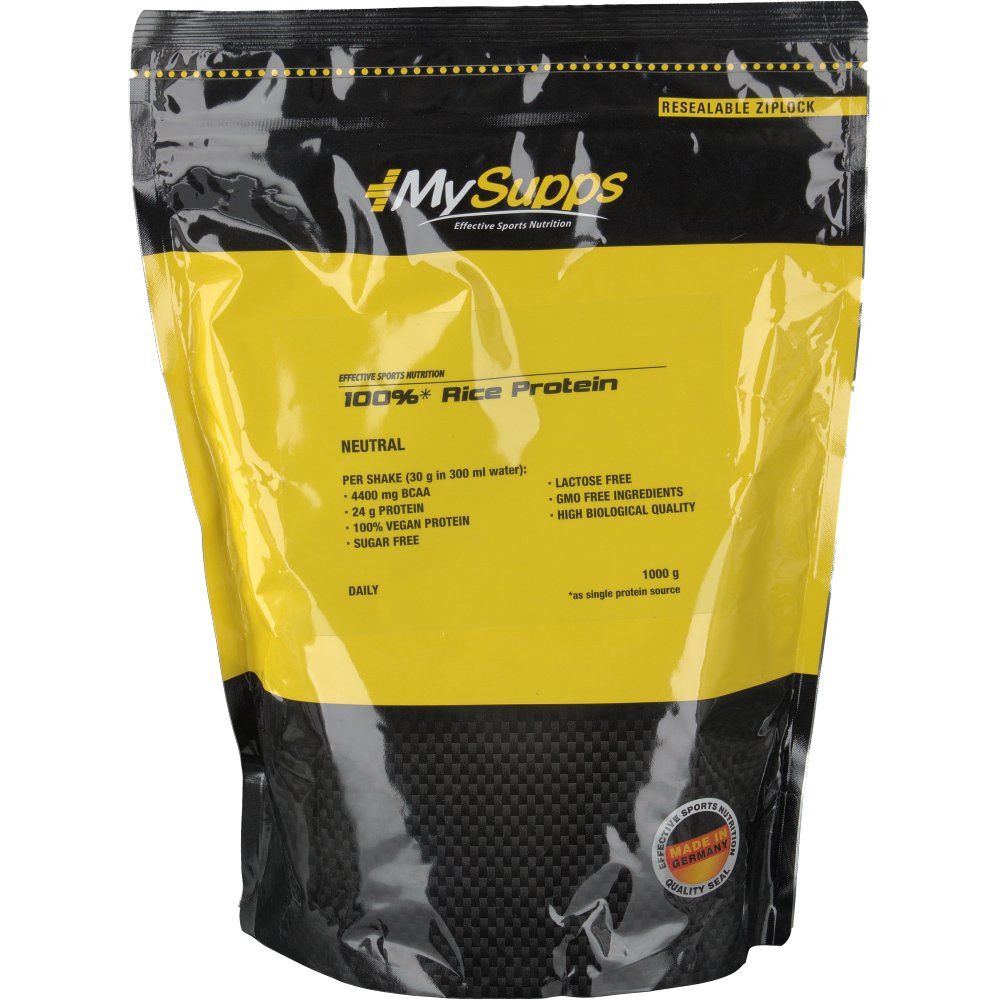 MySupps 100% Rice Protein Neutral