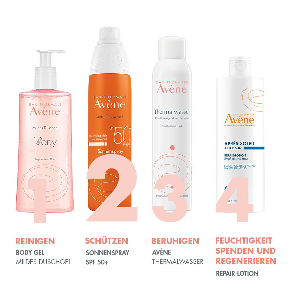 Avène SunSitive Sonnenspray LSF 50+ - Hochverträglicher Sonnenschutz für empfindliche Haut