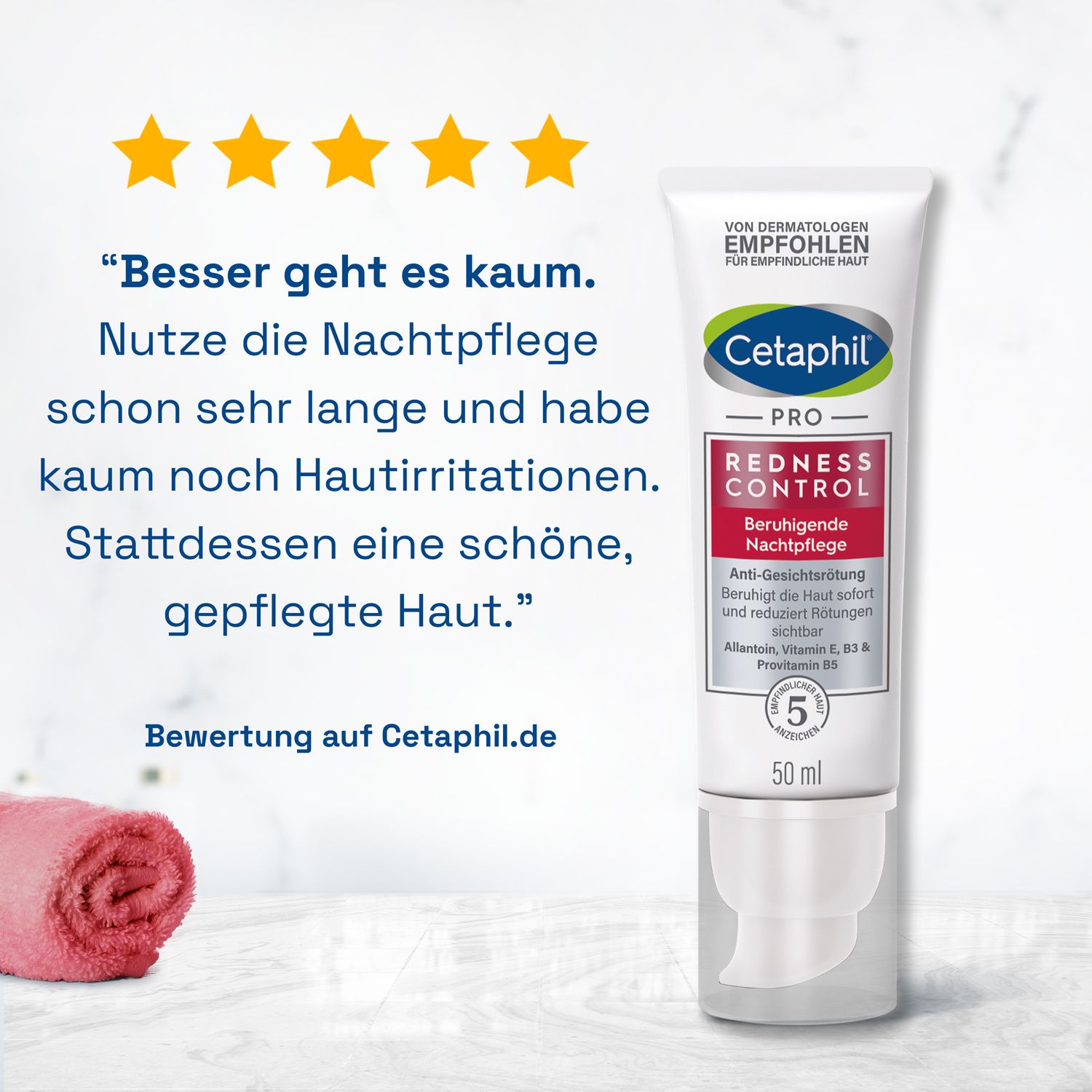 Cetaphil® RednessControl Soin de nuit apaisant