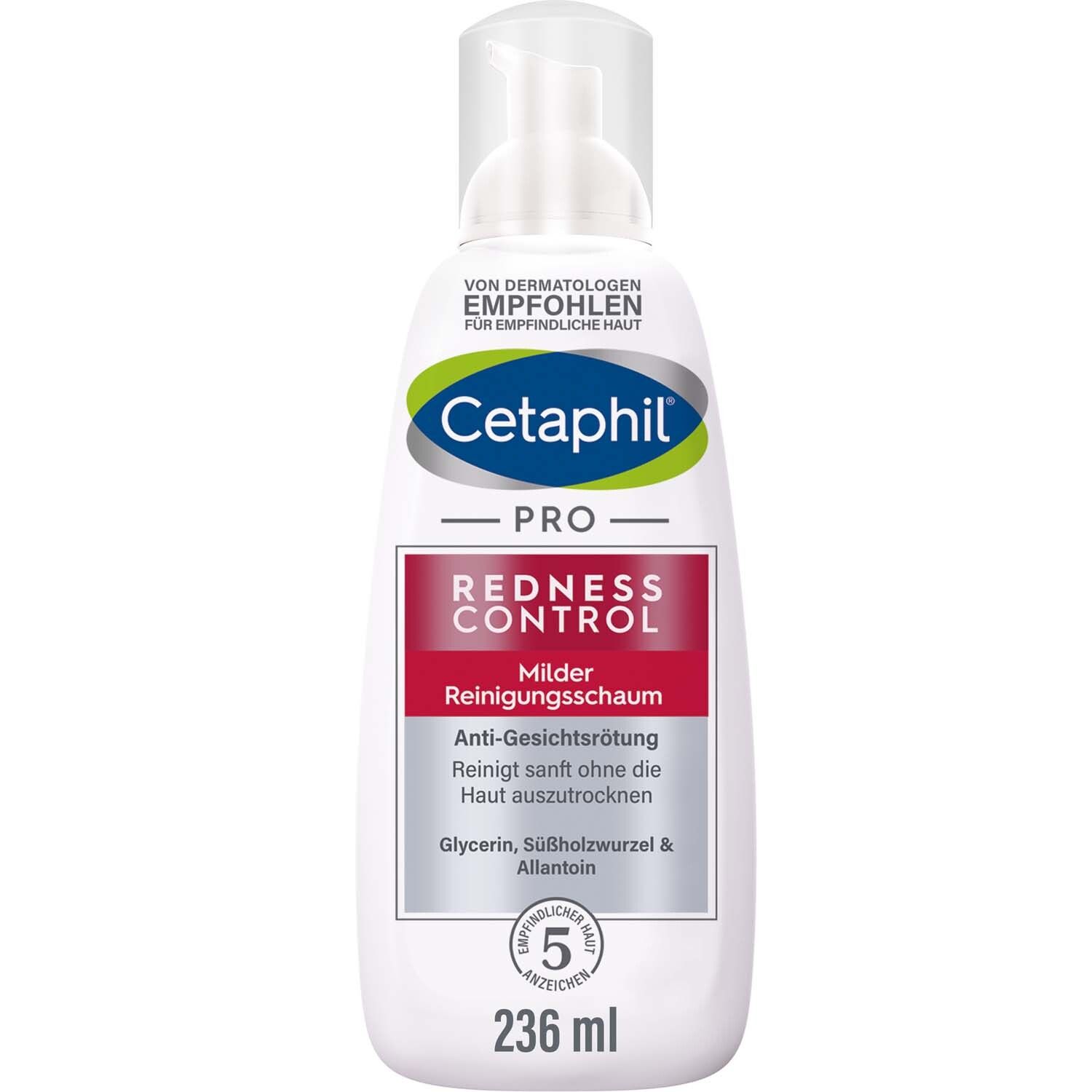 Cetaphil® PRO Redness Control Mousse nettoyante douce