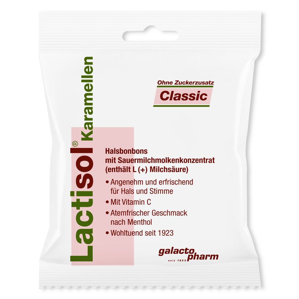 Caramels Lactisol® Classic sans sucre