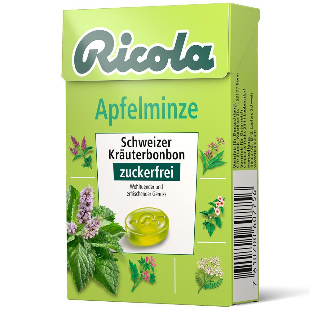 Ricola® Pomme menthe sans sucre 50 g - Redcare Apotheke