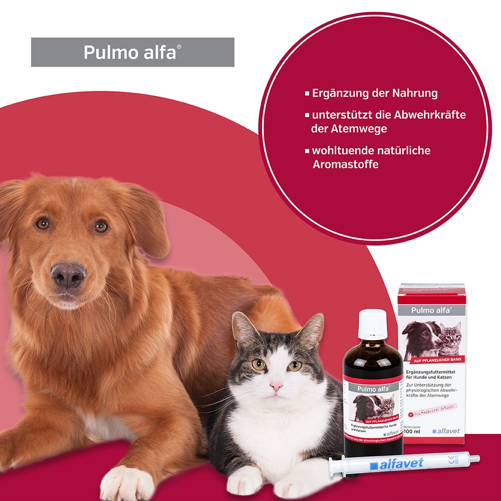 Pulmo alfa® pour chiens et chats