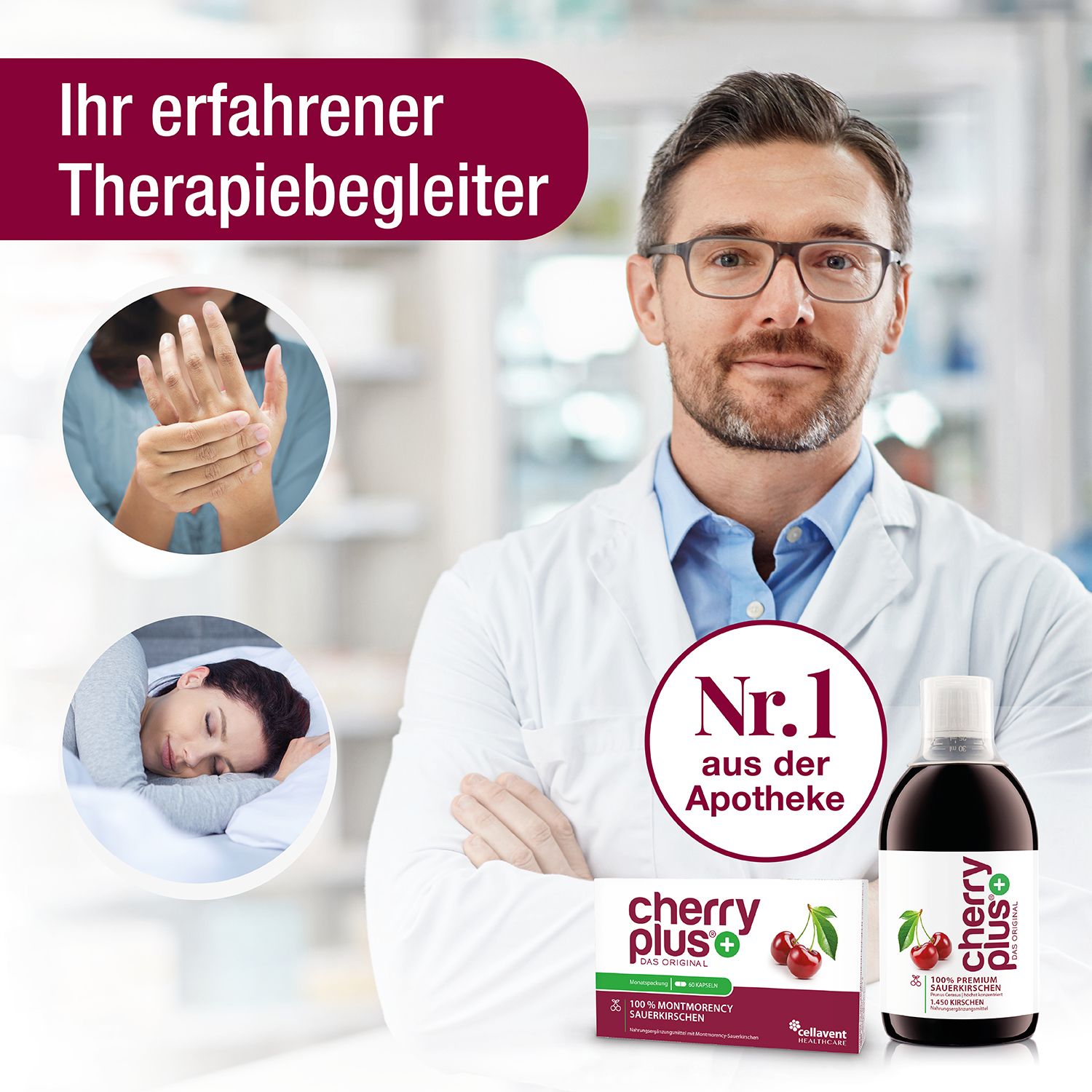 CHERRY PLUS Das Original Montmorency Sauerk.-Konz.