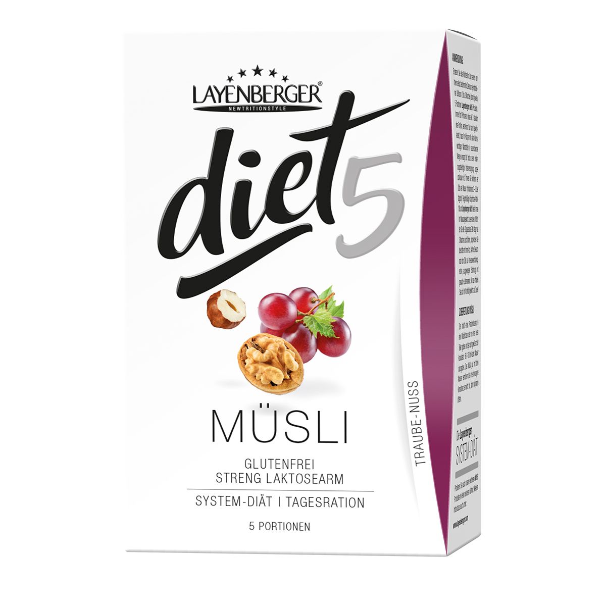 LAYENBERGER® diet5 Muesli Raisin-Noix