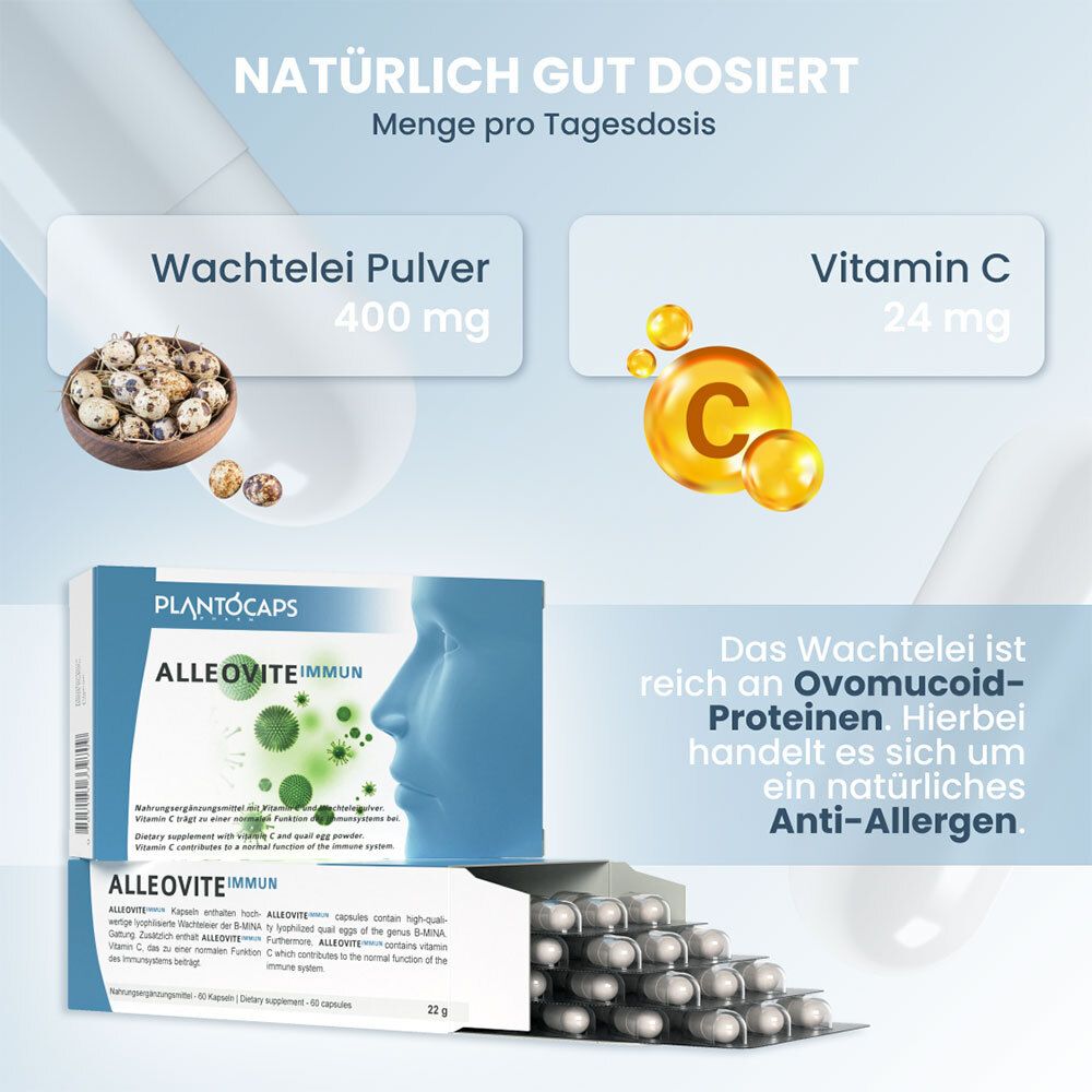 Seitenansicht der Packung mit 60 Kapseln, mit Barcode und Haltbarkeitsdatum.