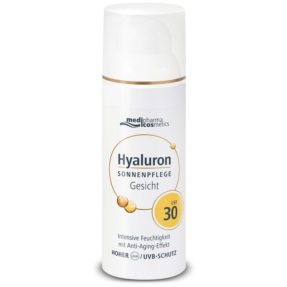 medipharma cosmetics Hyaluron Sonnenpflege Gesicht LSF 30