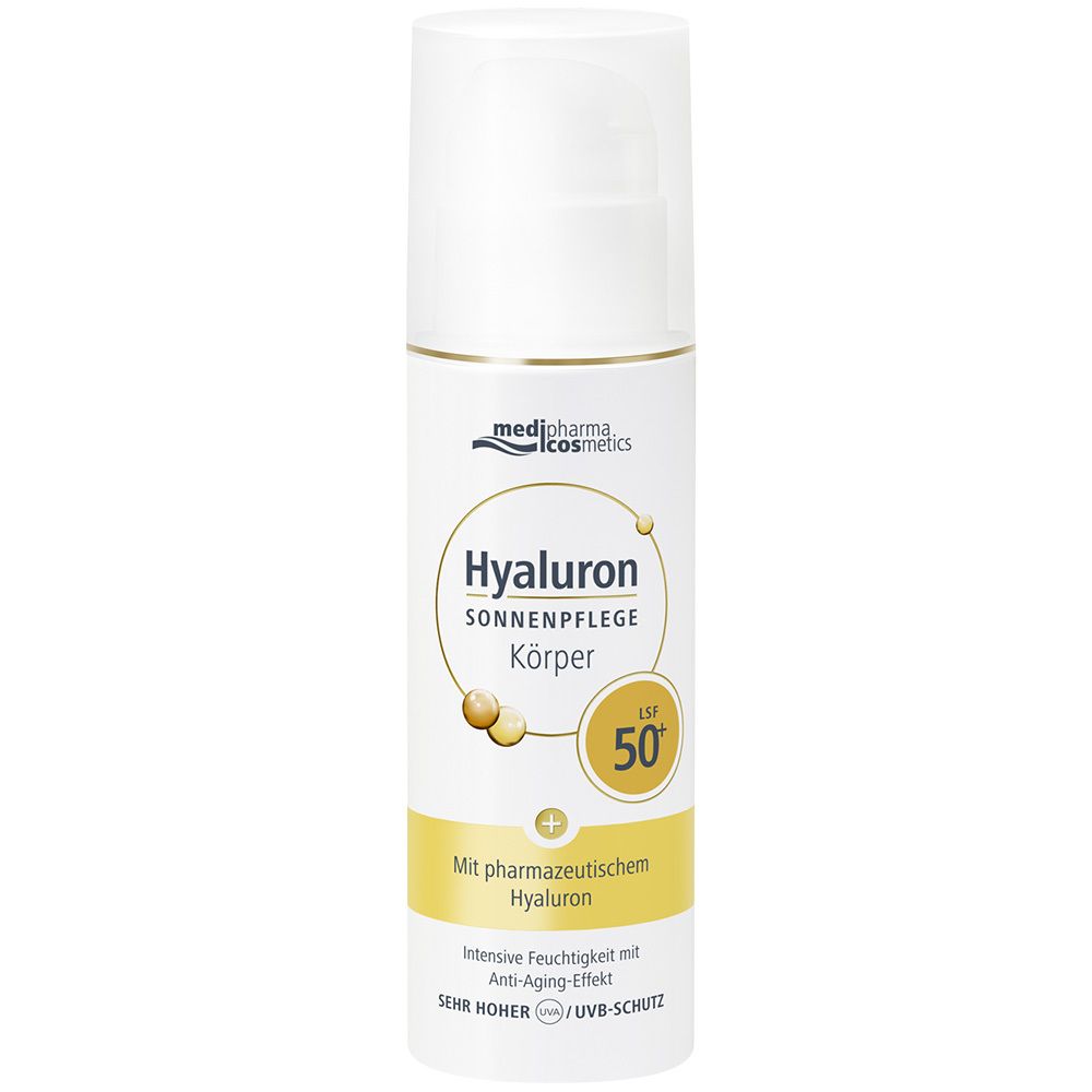 medipharma cosmetics Hyaluron Soin Solaire Corps SPF 50