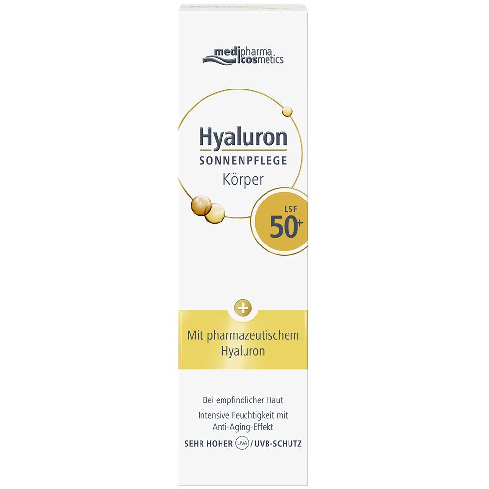 medipharma cosmetics Hyaluron Soin Solaire Corps SPF 50