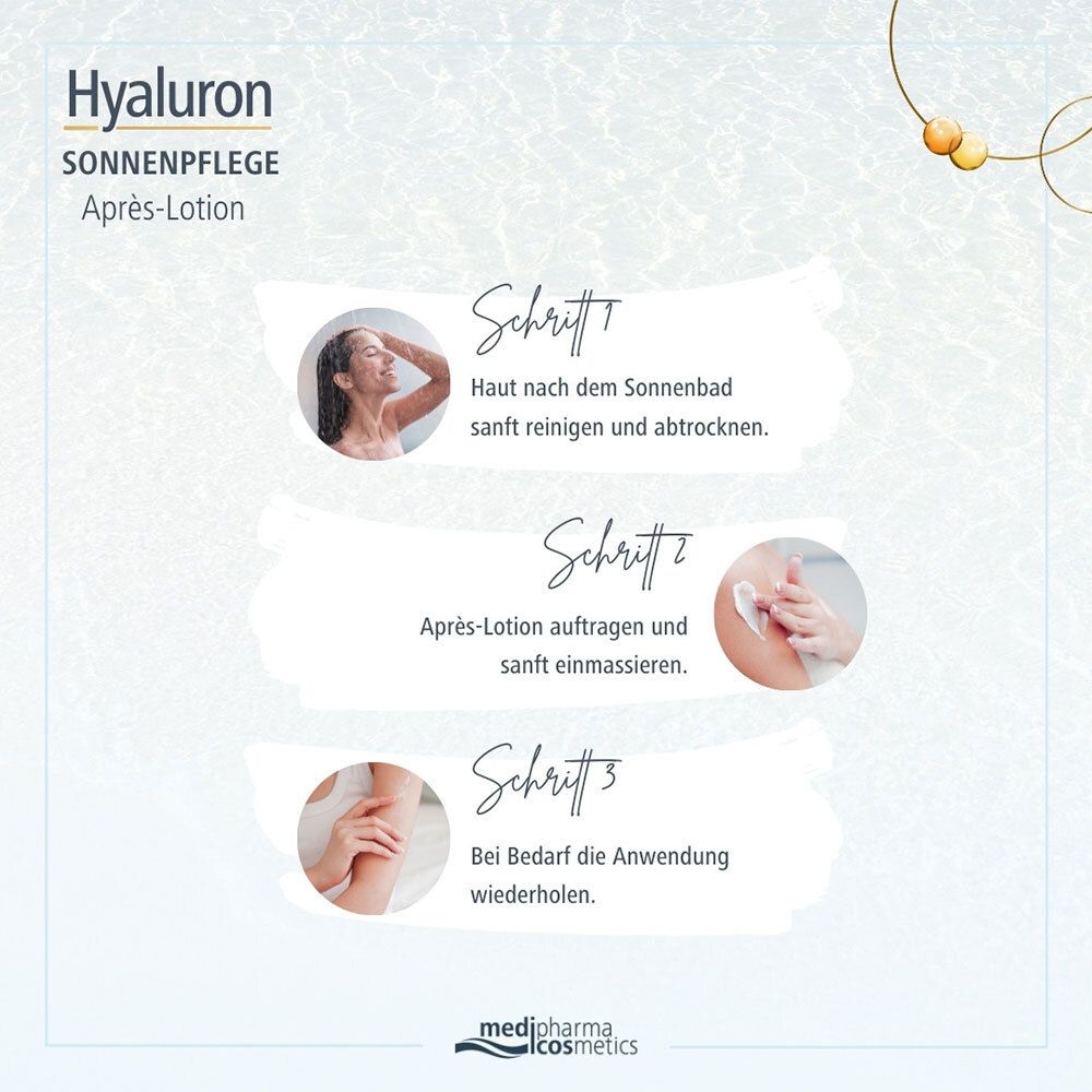 medipharma cosmetics Hyaluron Sonnenpflege Après-Lotion