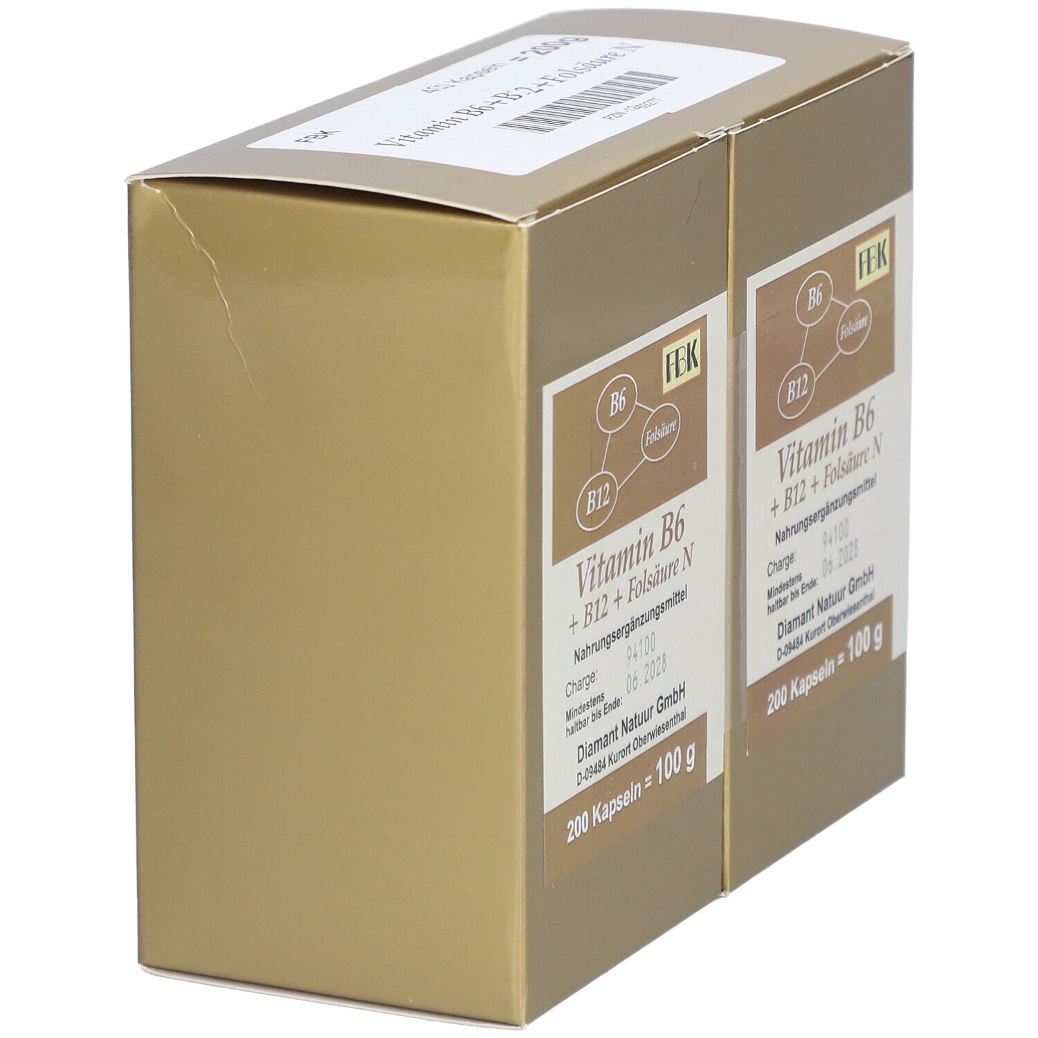 FBK Vitamines B6 + B12 + acide folique N