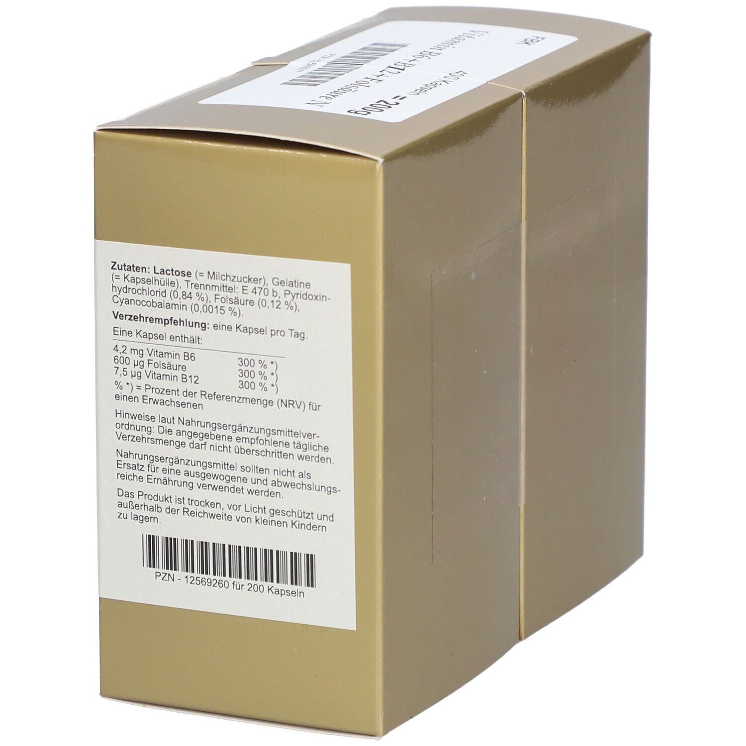 FBK Vitamines B6 + B12 + acide folique N