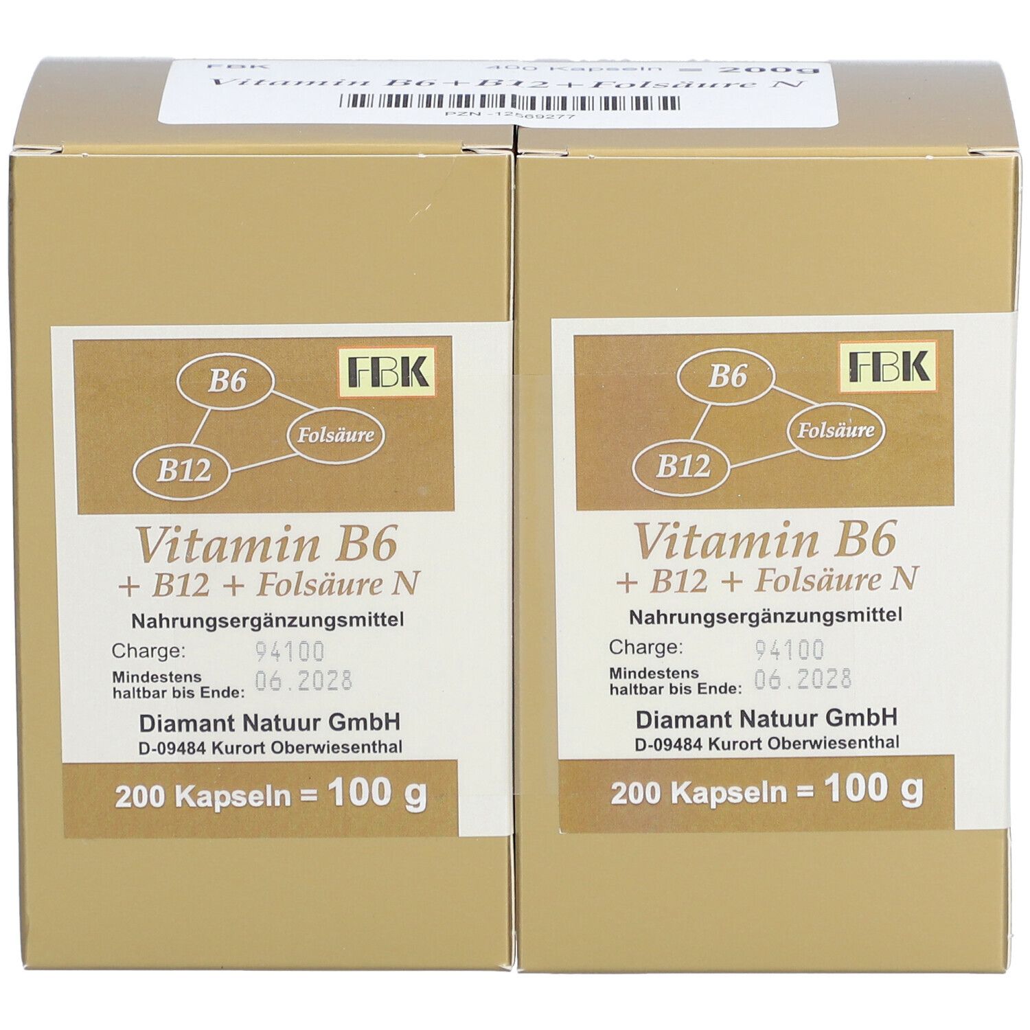 FBK Vitamines B6 + B12 + acide folique N