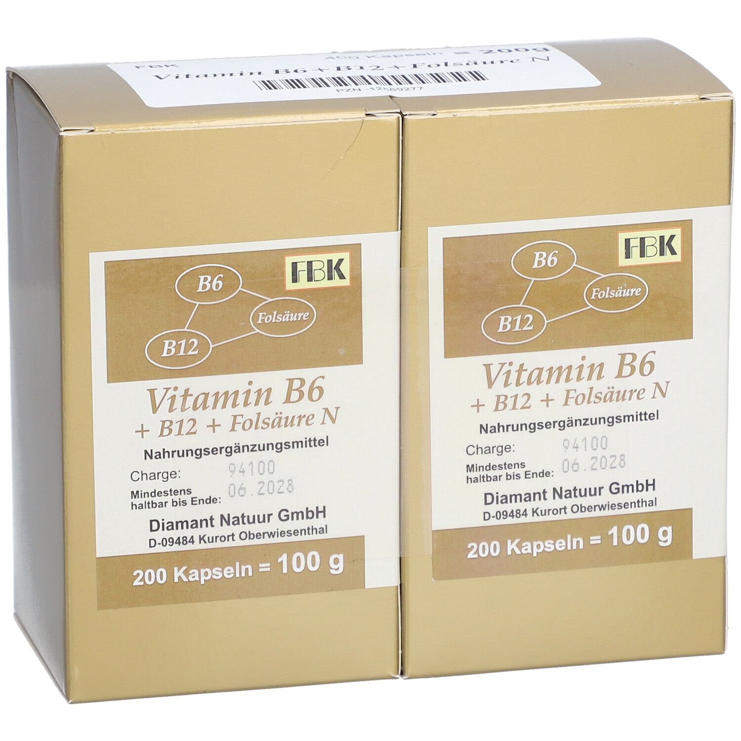 FBK Vitamines B6 + B12 + acide folique N