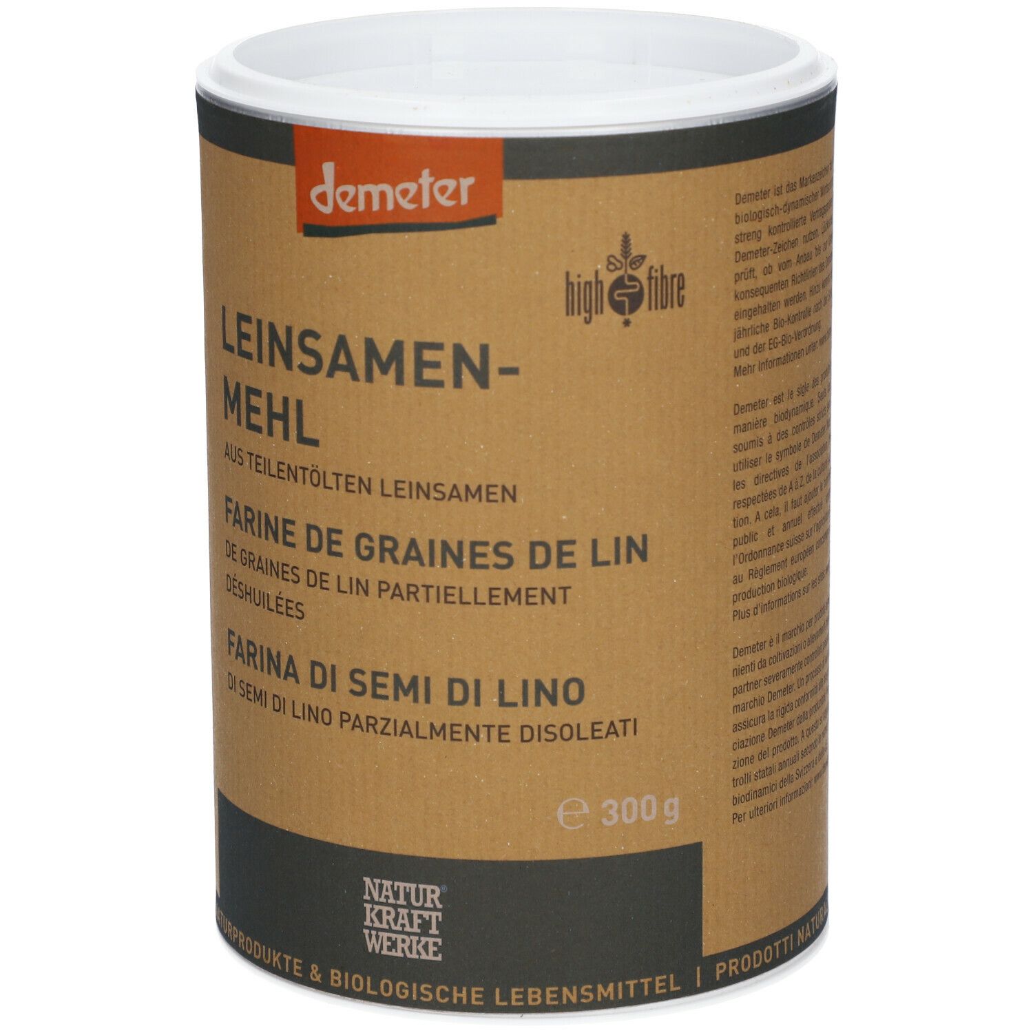 NATURKRAFTWERKE® Farine de graines de lin demeter