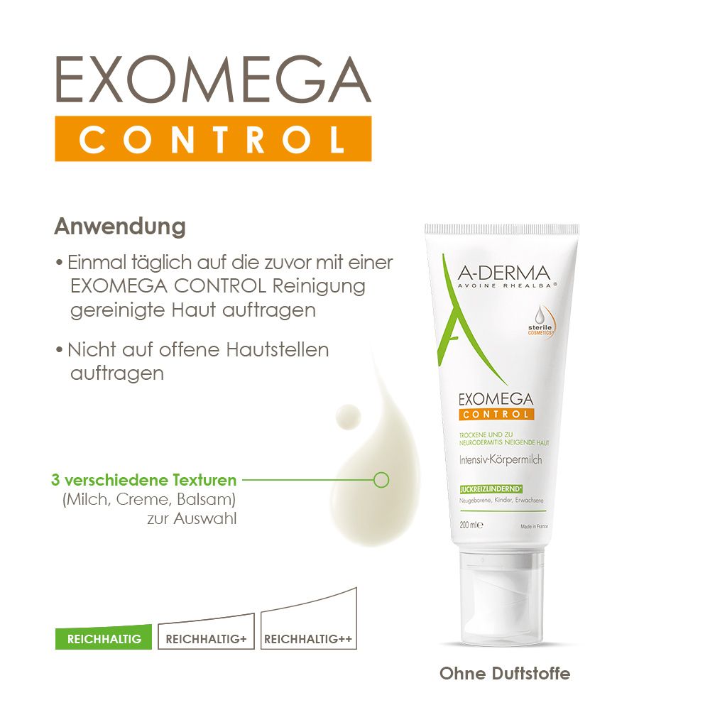 A-DERMA EXOMEGA Control Lait émollient