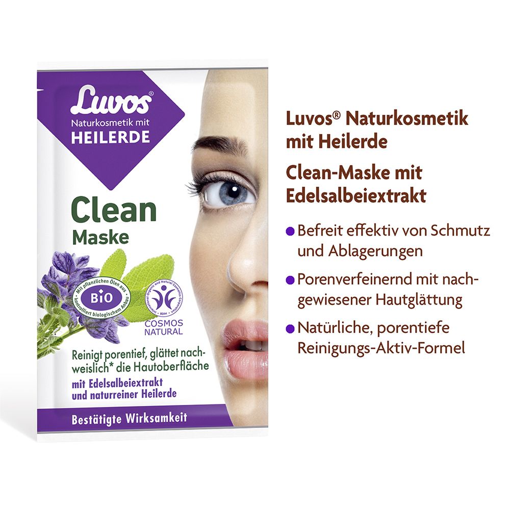 Luvos-Heilerde Clean-Maske
