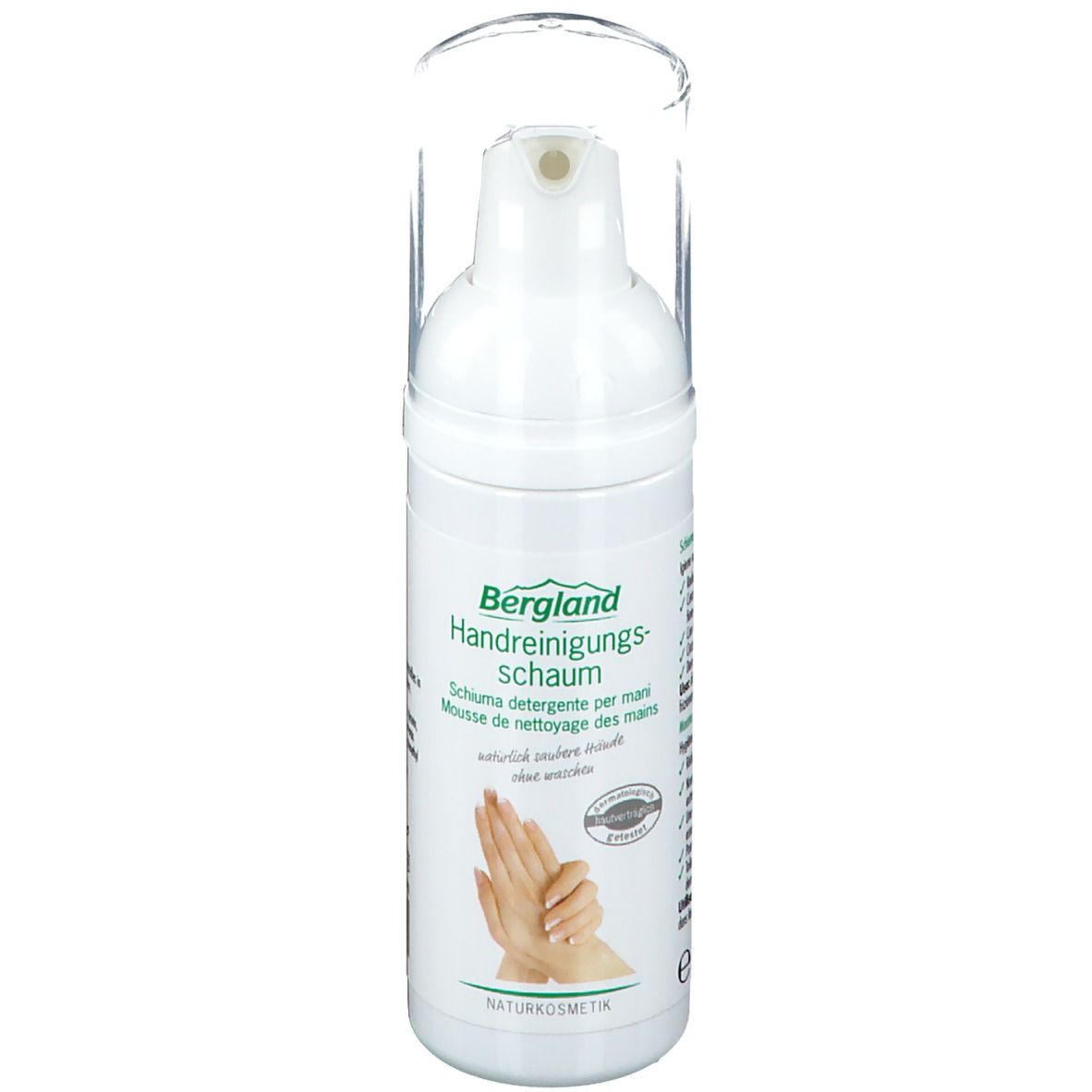 Mousse nettoyante pour les mains Bergland