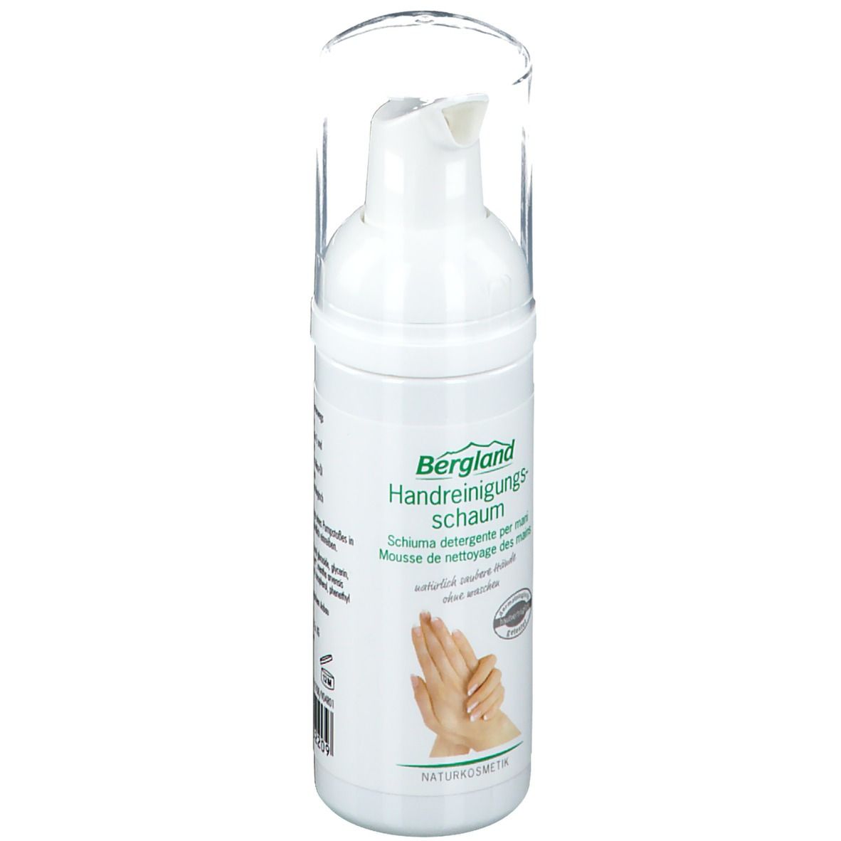 Mousse nettoyante pour les mains Bergland