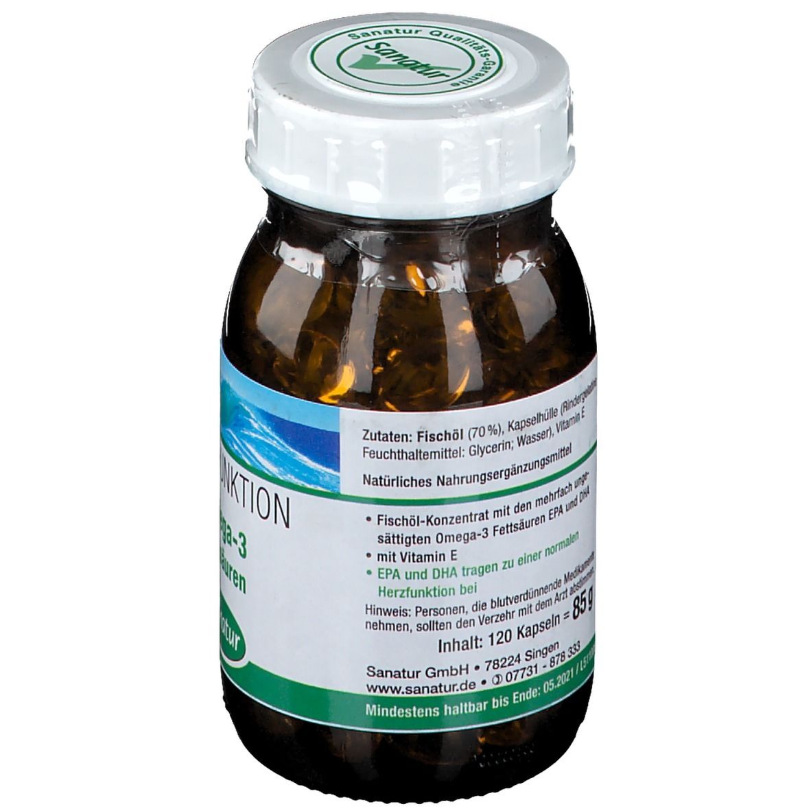 Sanatur Omega-3 Huile de poisson