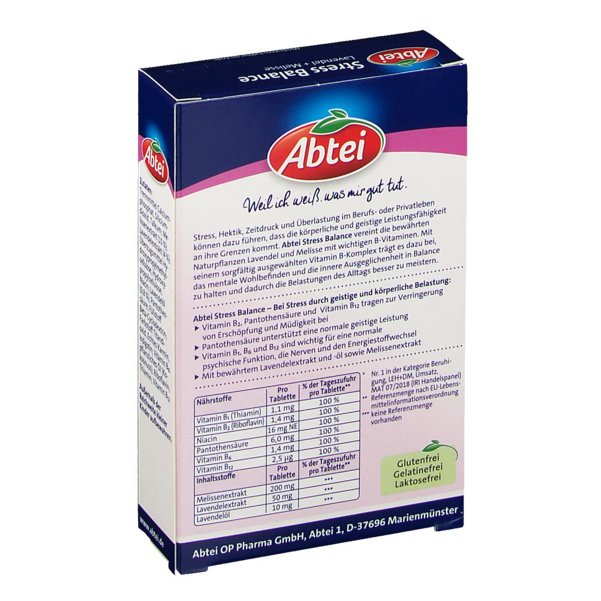 Abtei Stress Balance mit Lavendel + Melisse