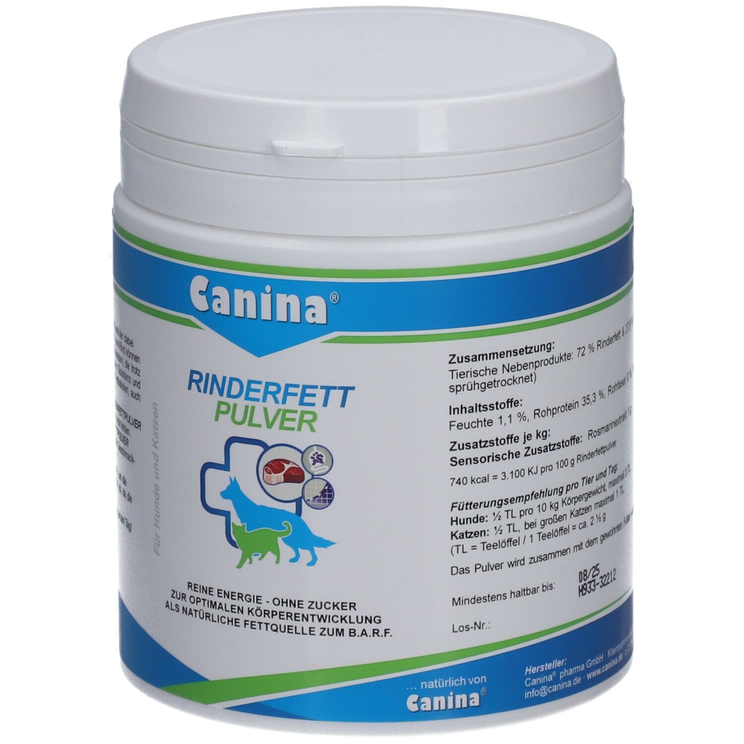 Canina® Poudre de graisse de bœuf