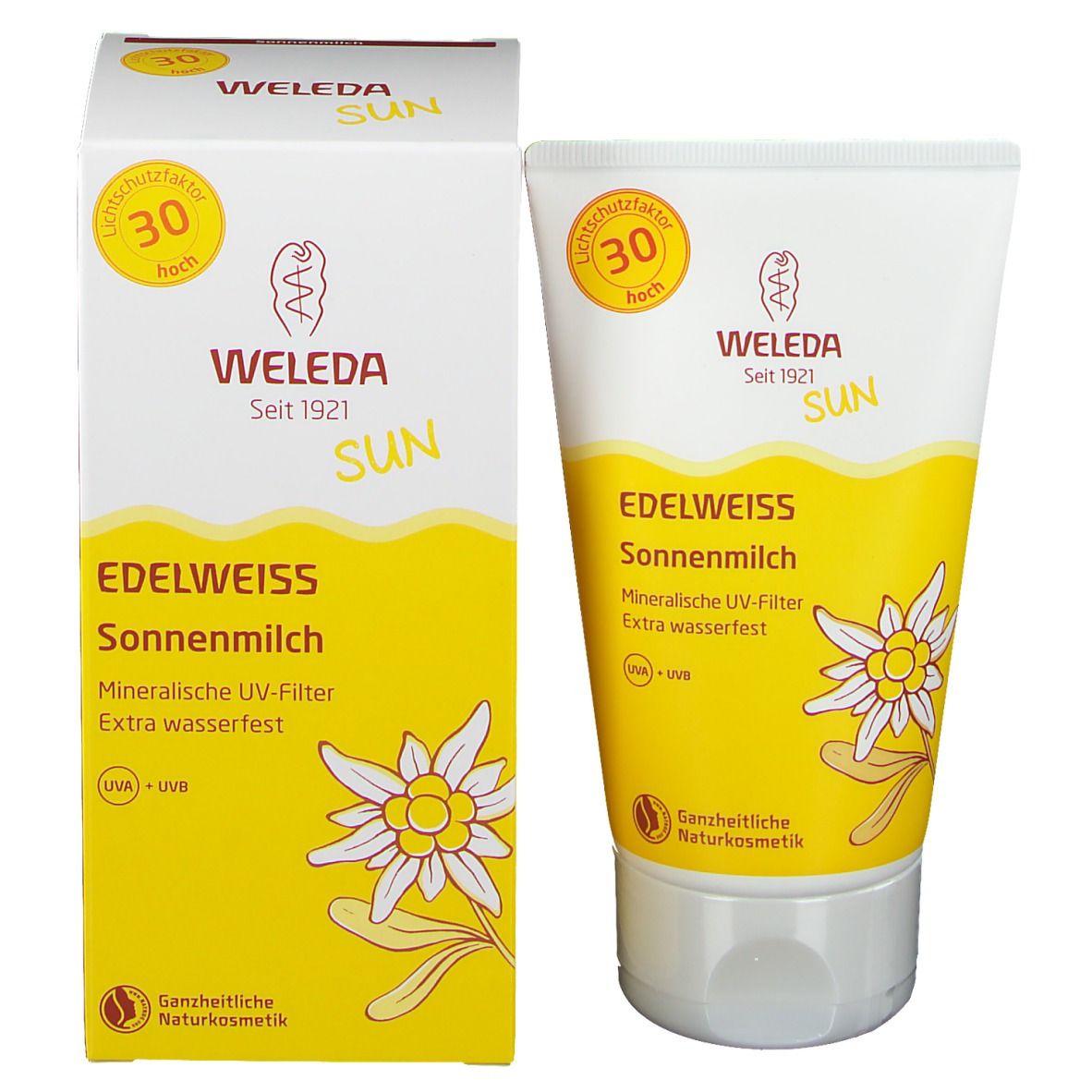 WELEDA Edelweiss Sonnenmilch LSF 30