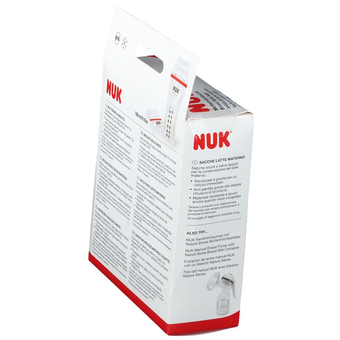 NUK® Sachets conservation de lait maternel 180 ml