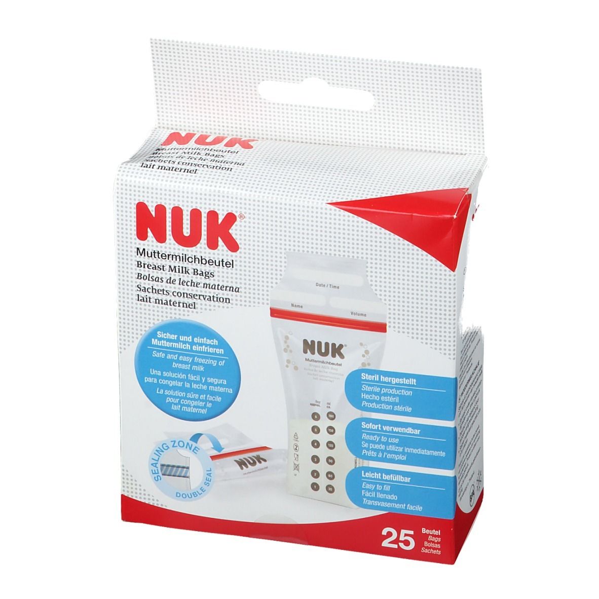 NUK® Sachets conservation de lait maternel 180 ml