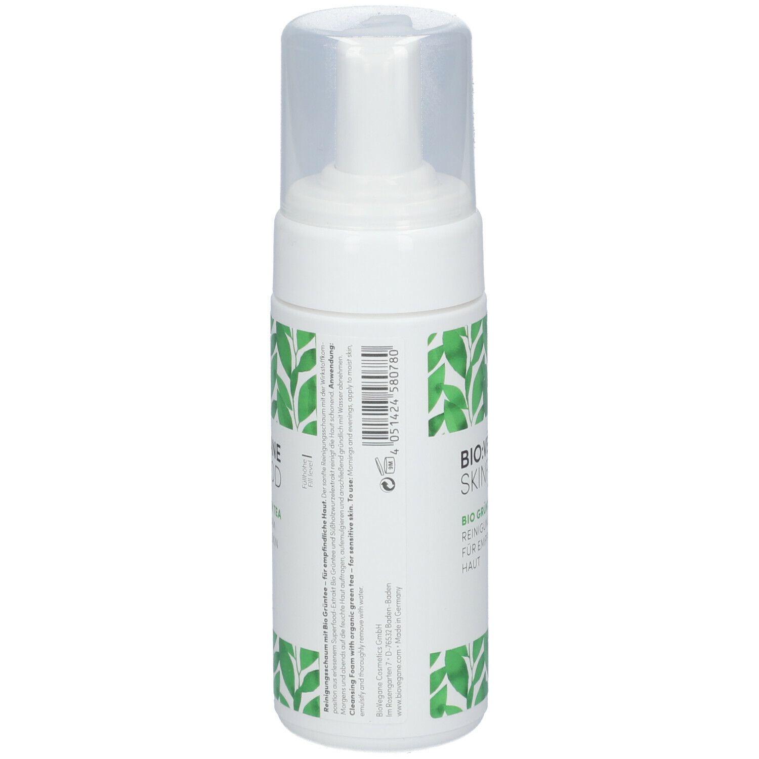 BIO VÉGANE SKINFOOD Mousse nettoyante au Thé Vert BIO