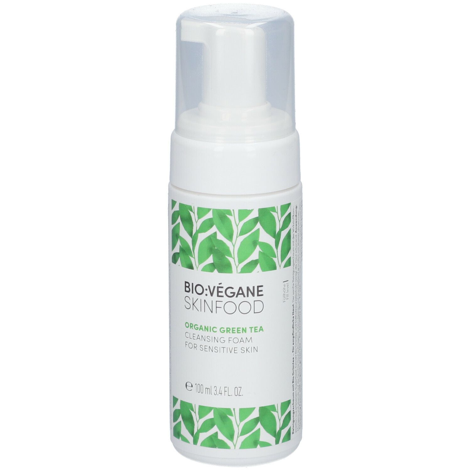 BIO VÉGANE SKINFOOD Mousse nettoyante au Thé Vert BIO