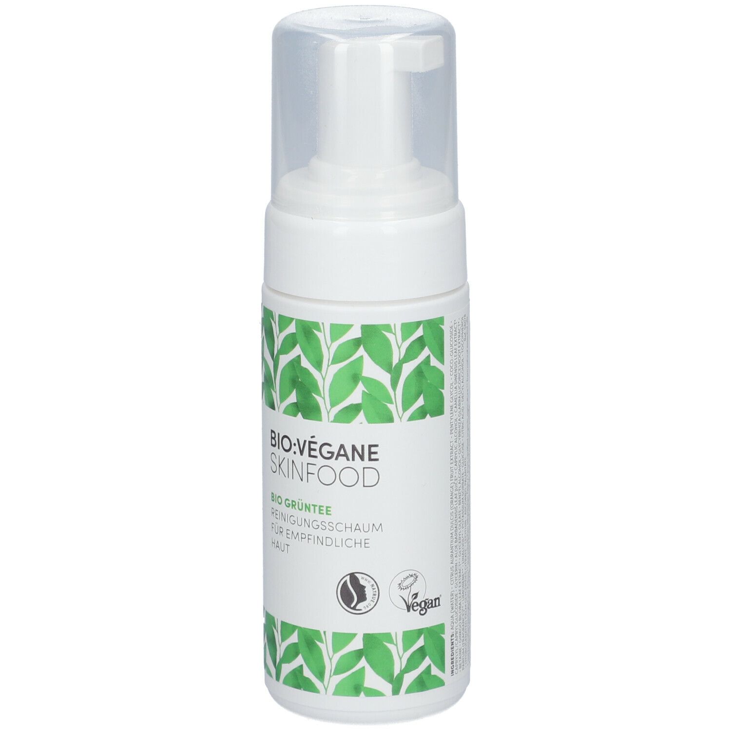 BIO VÉGANE SKINFOOD Mousse nettoyante au Thé Vert BIO
