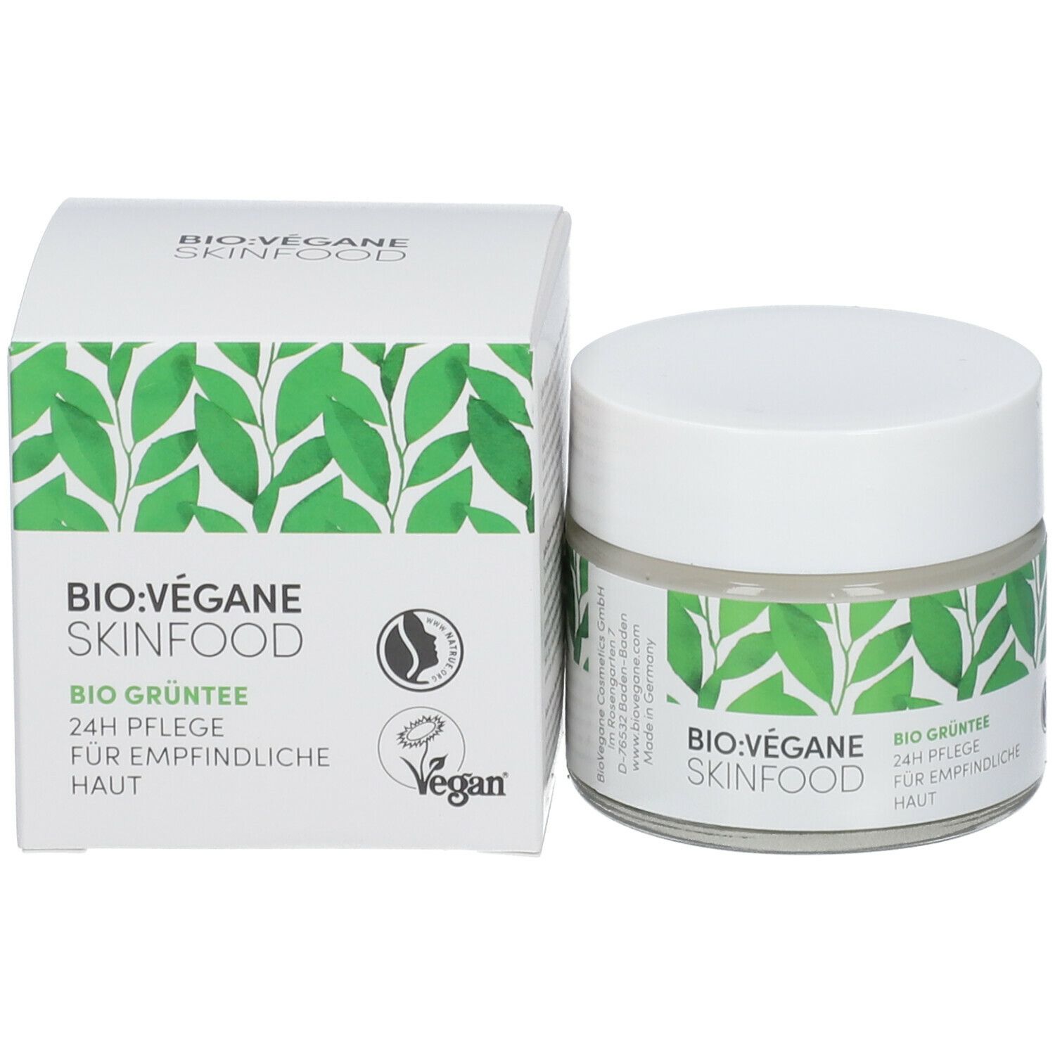 BIO VÉGANE SKINFOOD Thé Vert BIO Soin 24h