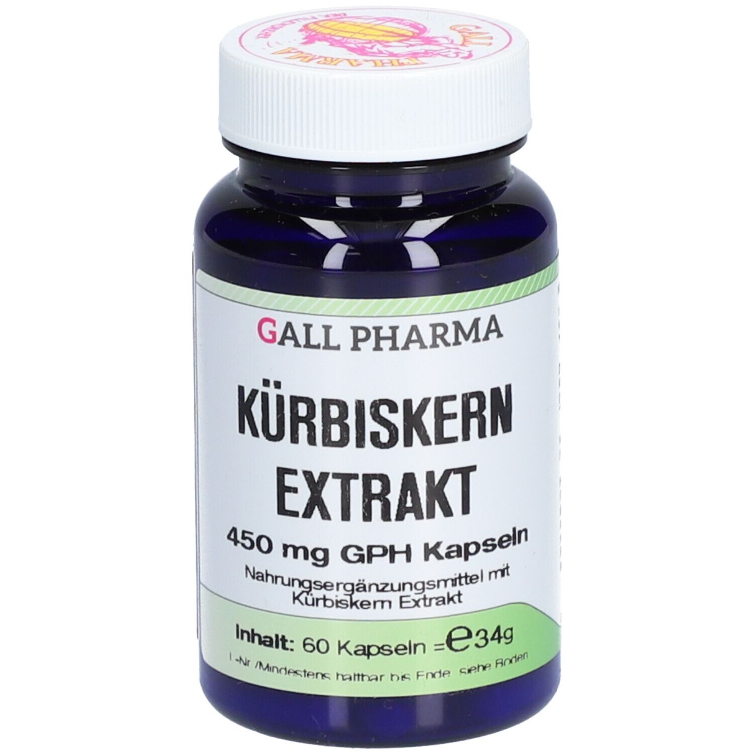 GALL PHARMA Extrait de pépins de courge 450 mg