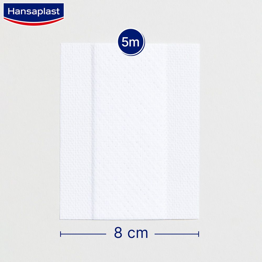 Hansaplast Pansement Sensitive 5 m x 8 cm