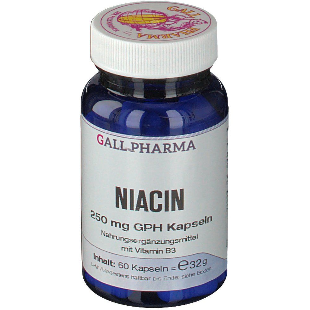 NIACIN 250 mg GPH Kapseln