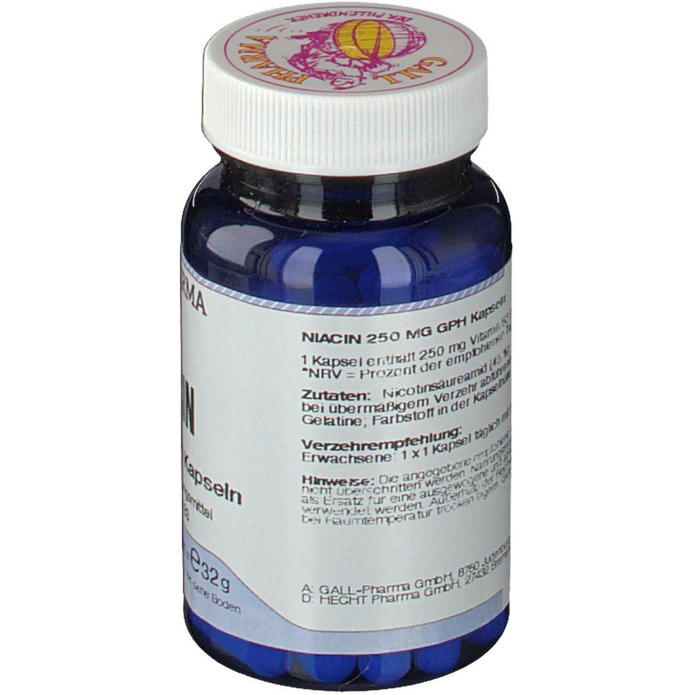 NIACIN 250 mg GPH Kapseln
